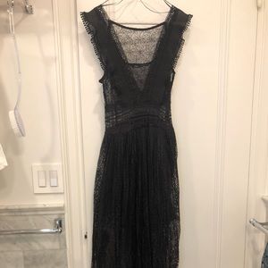 Sexy Zara black lace dress Sz S